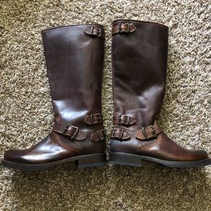 Frye 4001 H 14 Brown Leather Boots Never Worn